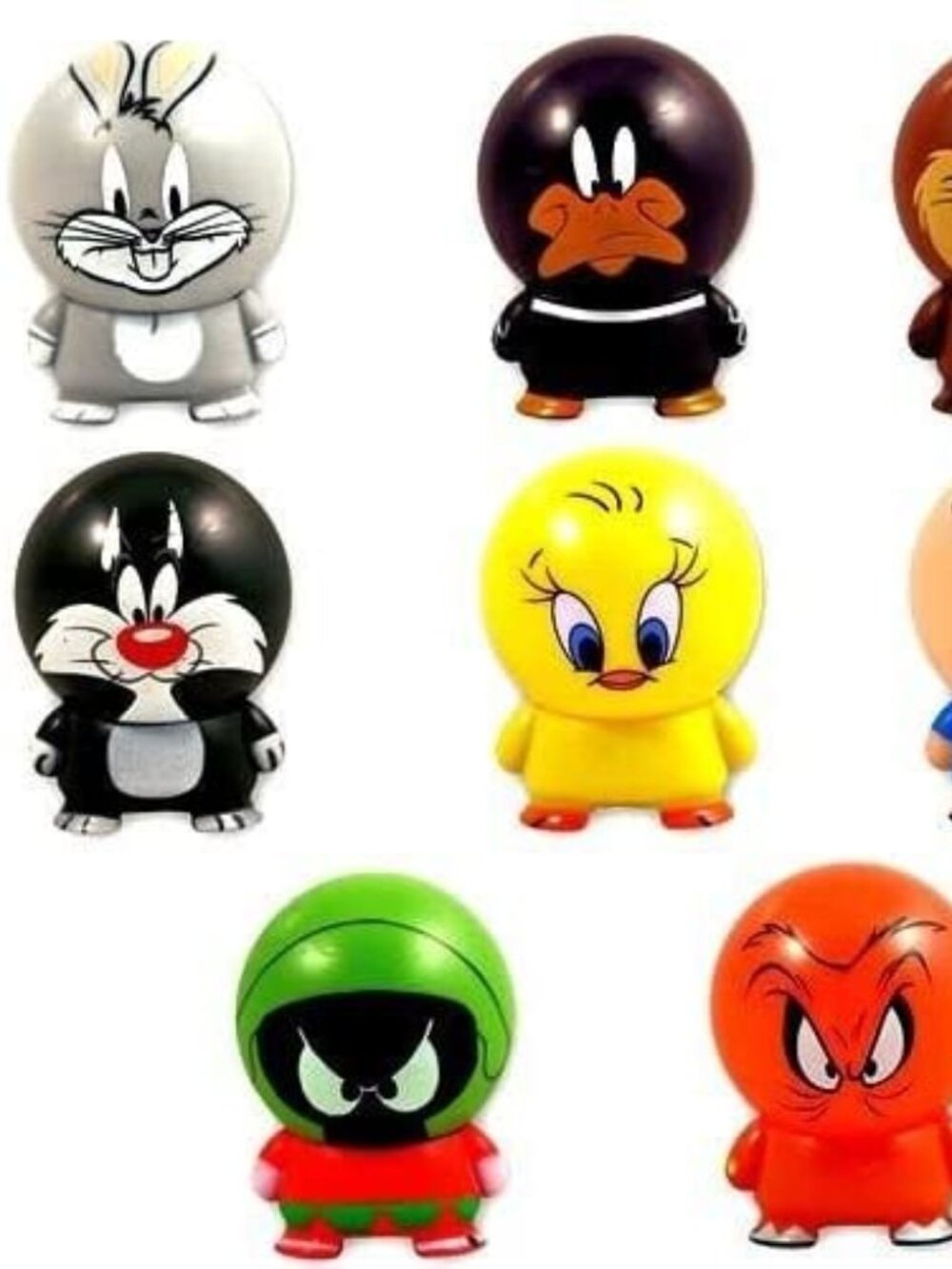 Looney Tunes Cake Topper Buildable Figures Set of 8 Cake Topper Figurines